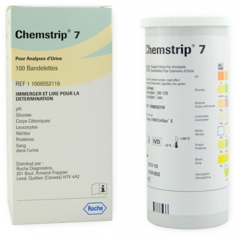 Chemstrip 7 100/can