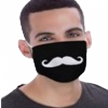 Cotton Polyester Mask - Moustache 19x12.5 cm
