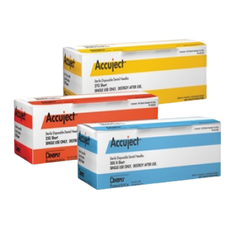 ACCUJECT NEEDLES 27G SHORT 21MM 100/PK
