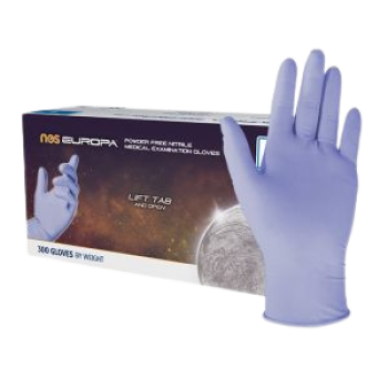 Gloves Free Nitrile Medical Examination - maxill nes EUROPA Powder