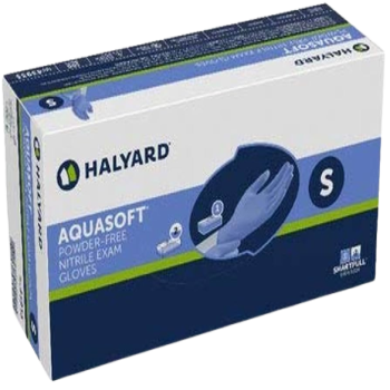 Halyard: Aquasoft Nitrile Powder Free SMALL 300/Box