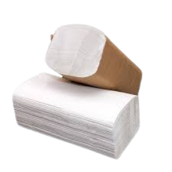 Paper Hand Towels, Single Fold 16/250ct white 9X9"-SMALL